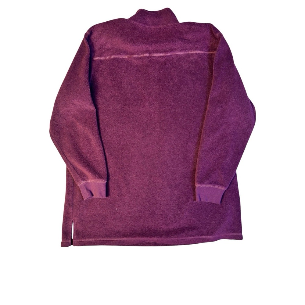 Soft Surroundings Fleece Pullover Long Sleeve Mock Neck Tunic Top Size Large - Picture 2 of 5